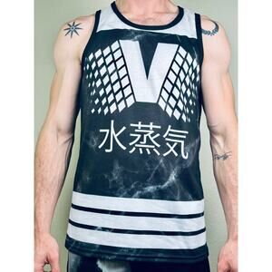 Vapor95 "Water Vapor" Japanese Vaporwave Style Made in Cali Size Small